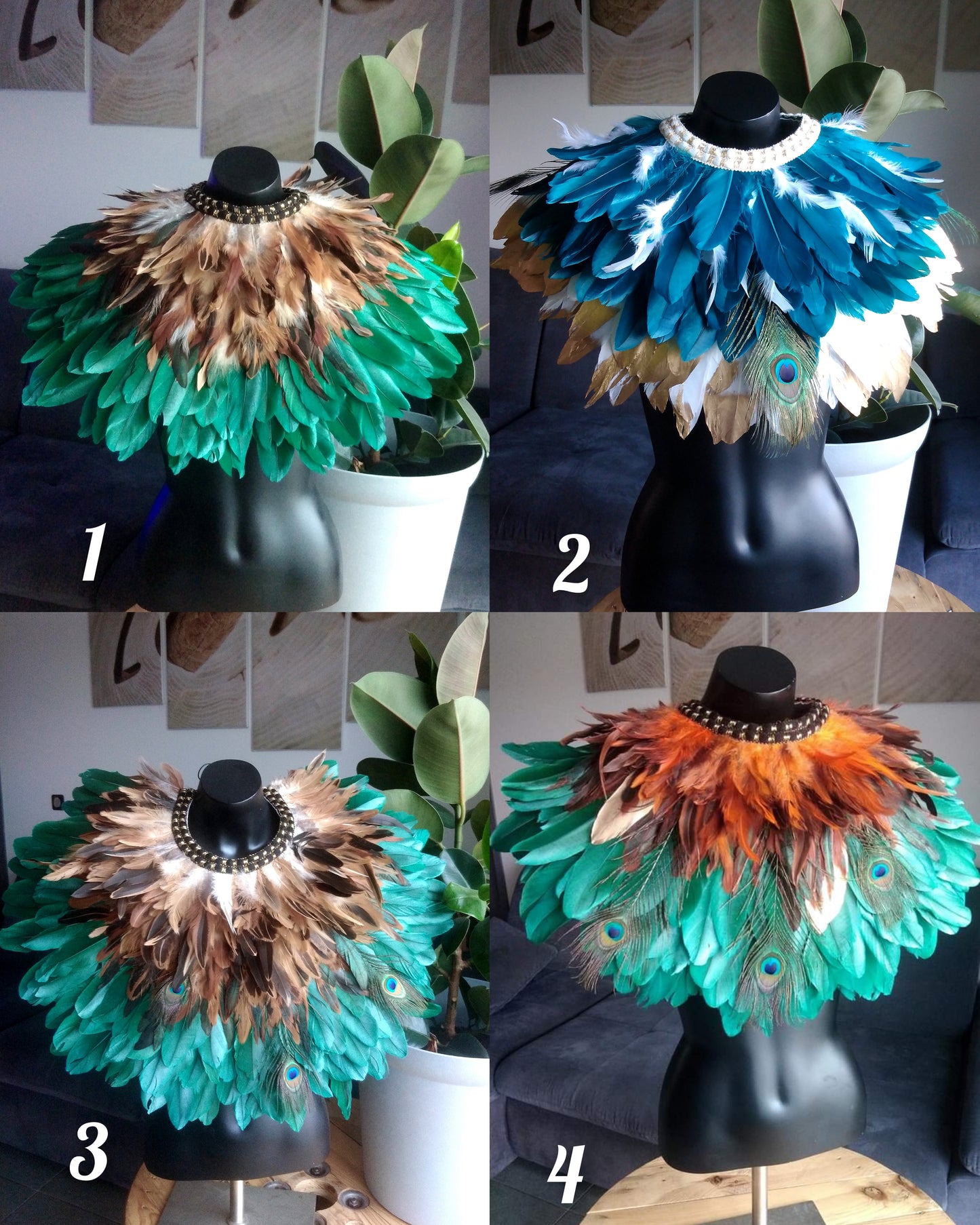 Col en plumes